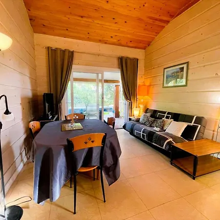 Chalé Gaspro15 - Maison 5 Pers Climatisée Résidence Avec Piscine à Proximité Des Plages Du Golfe De St Tropez Gassin