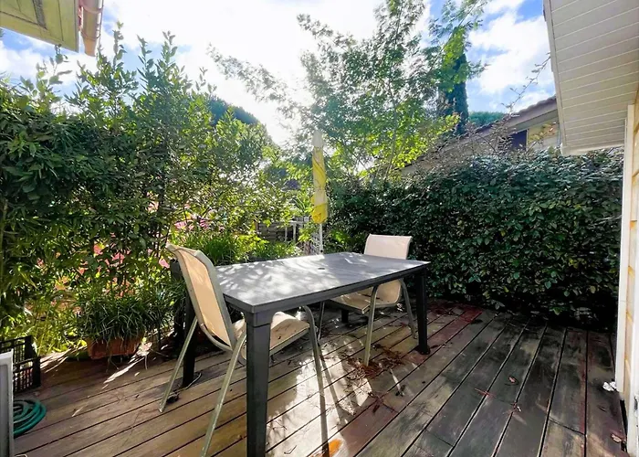 Chalé Gaspro15 - Maison 5 Pers Climatisée Résidence Avec Piscine à Proximité Des Plages Du Golfe De St Tropez *